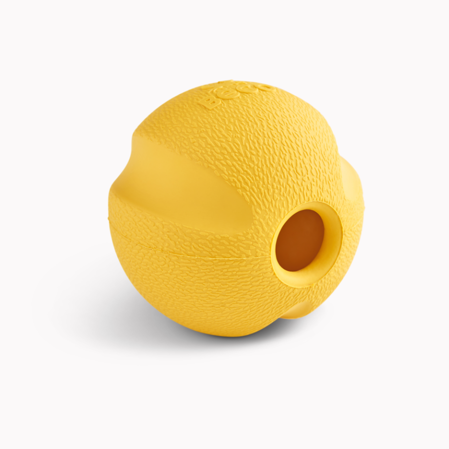 Beco - Fetch Ball | Apportboll i naturgummi (Orange eller gul)