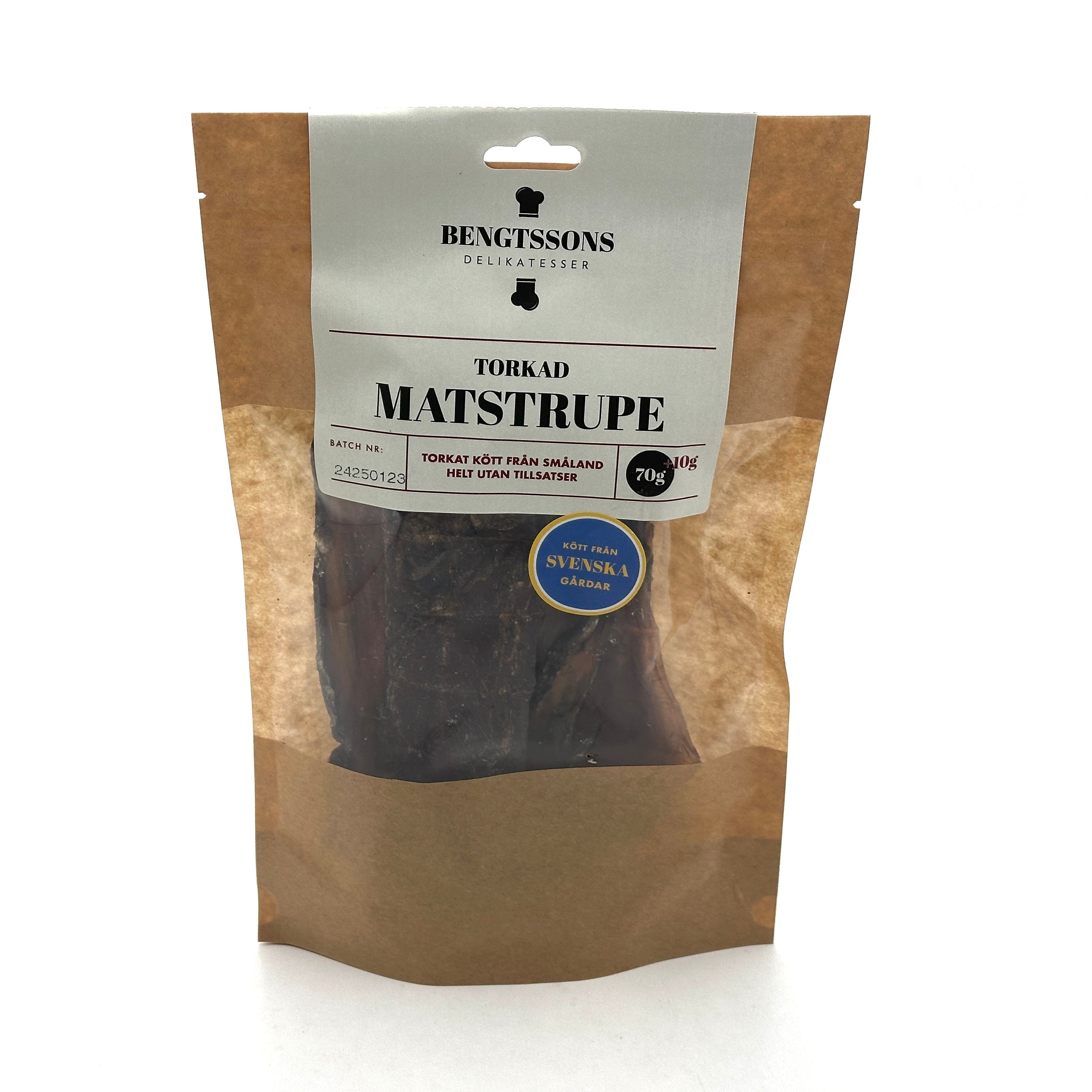 Bengtssons Delikatesser - Torkad matstrupe (80g eller 800g)