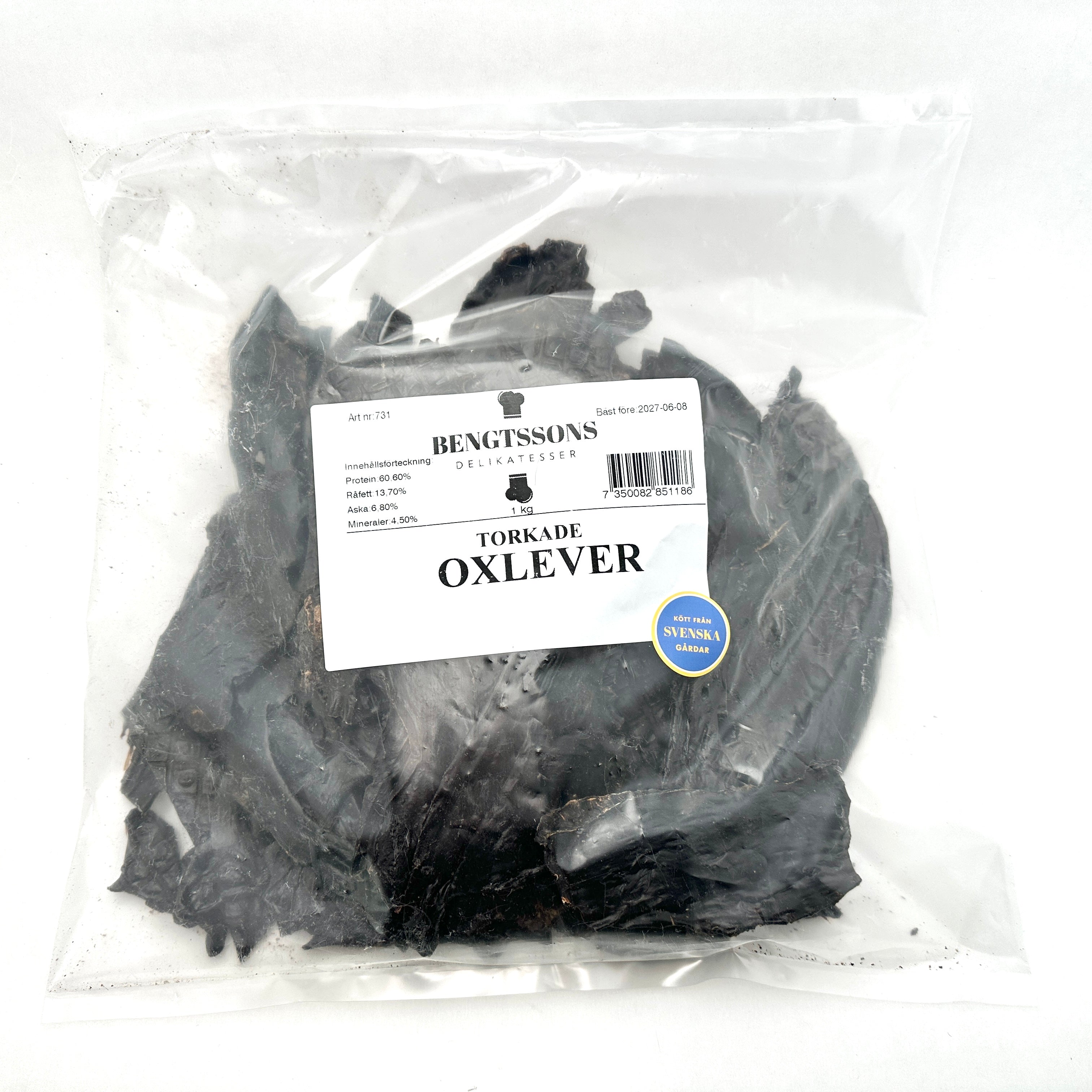 Bengtssons Delikatesser - Oxlever (110g eller 1kg)