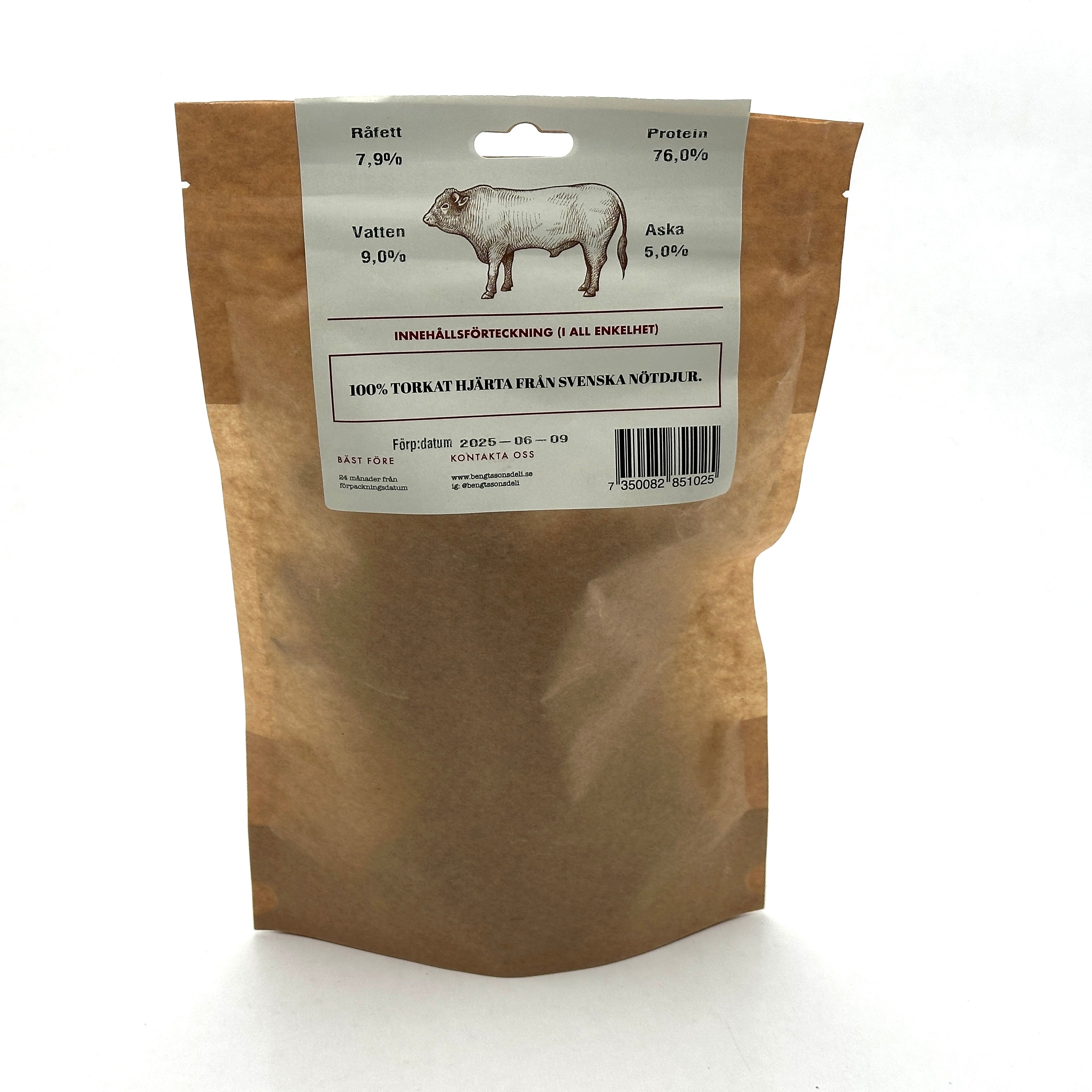 Bengtssons Delikatesser - Oxhjärta (80g eller 800g)