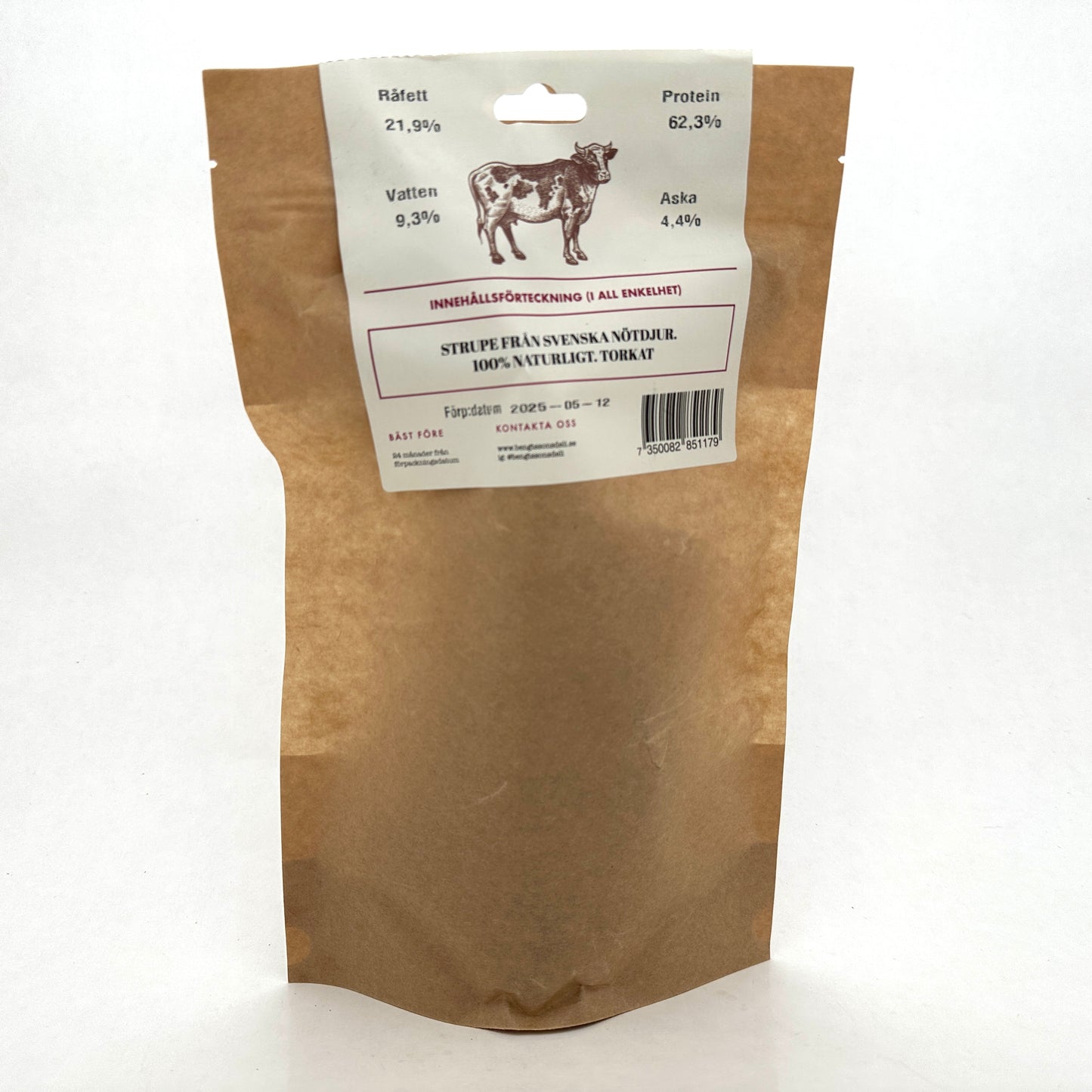 Bengtssons Delikatesser - Torkad nötstrupe (110g eller 1kg)