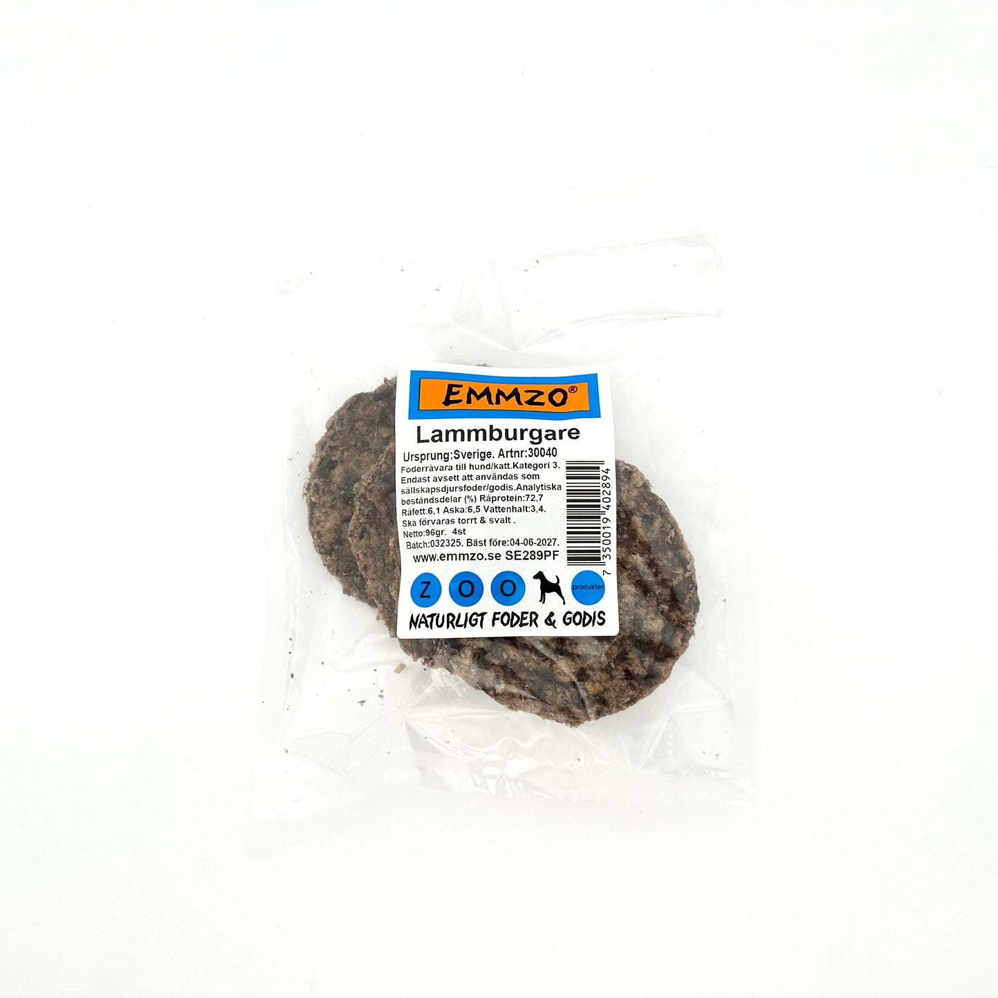Emmzo - Lammburgare (4-pack)