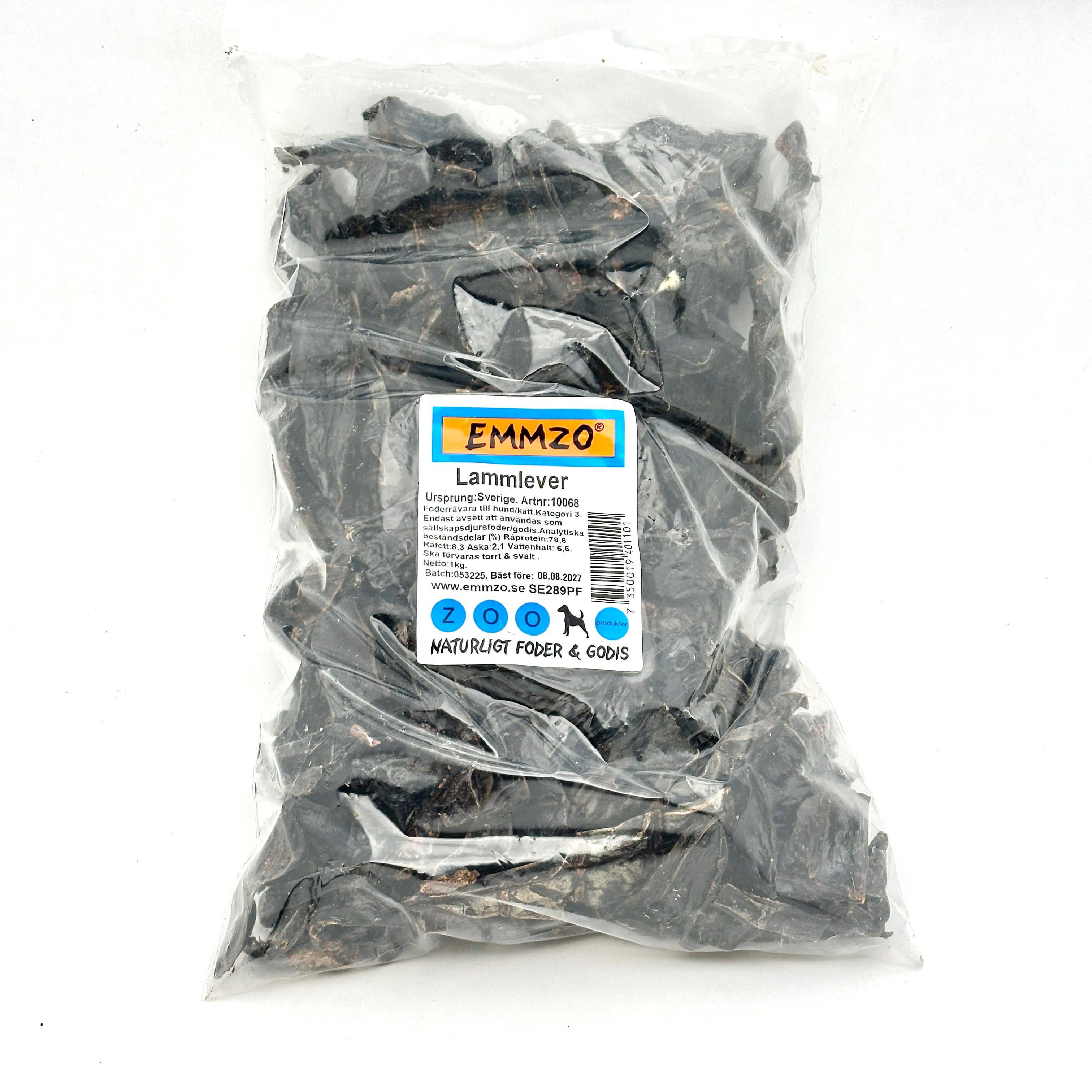 Emmzo - Svensk lammlever (250g eller 1kg)