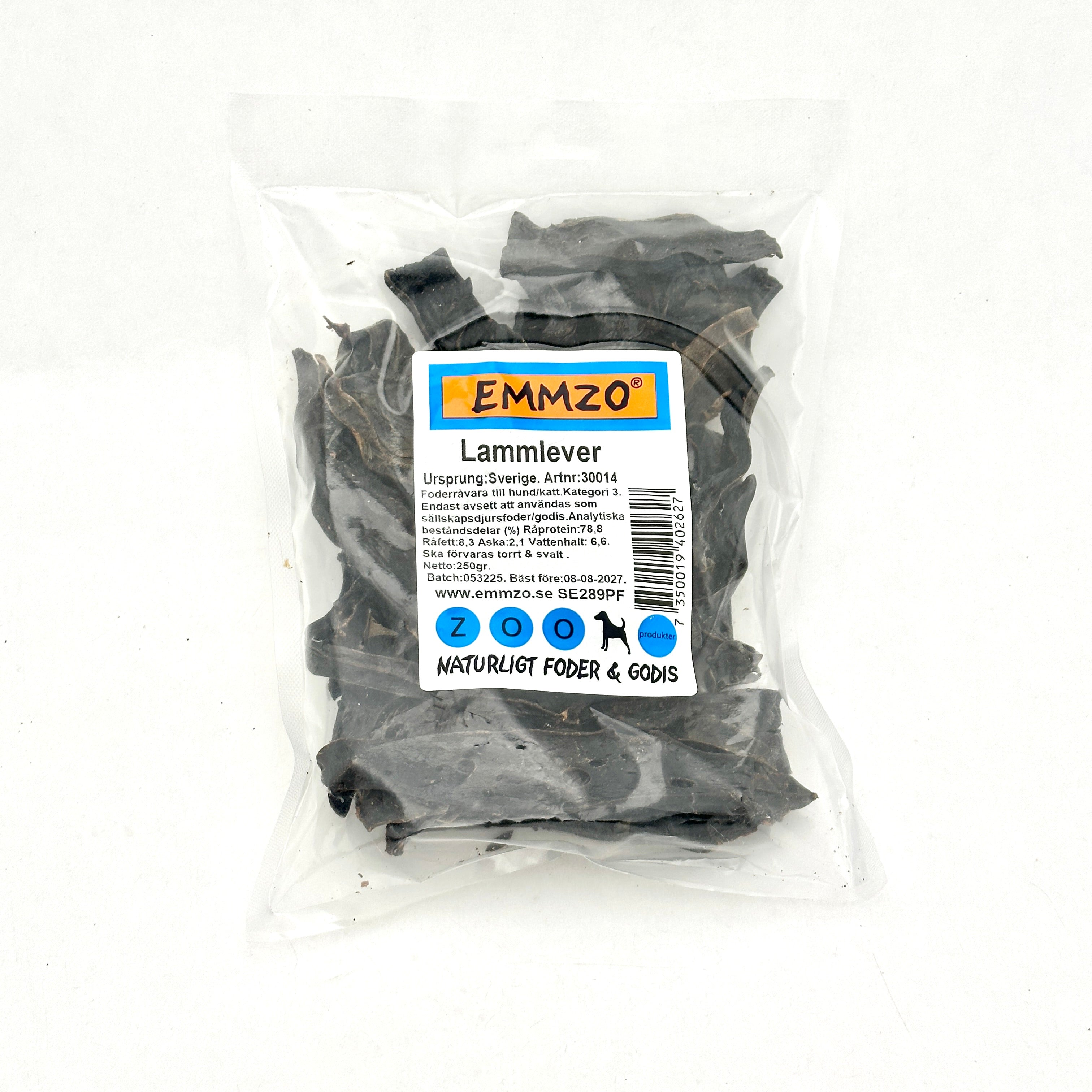 Emmzo - Svensk lammlever (250g eller 1kg)
