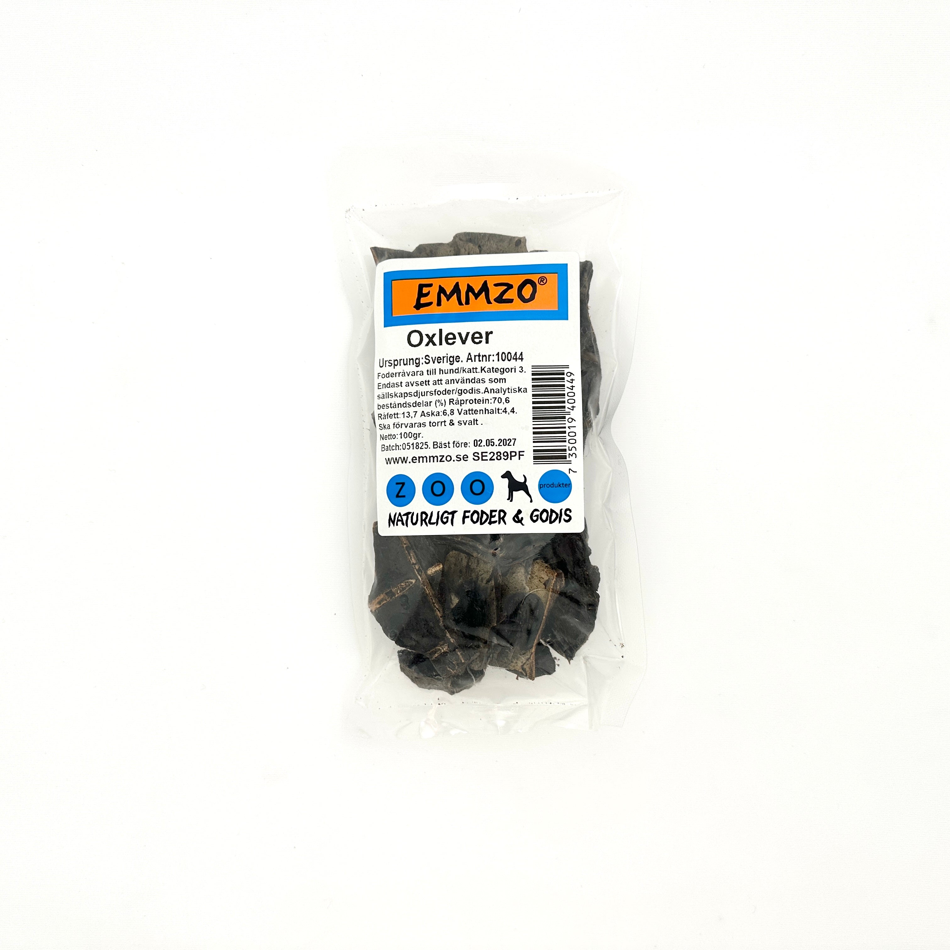 Emmzo - Svensk oxlever (100g, 200g eller 1kg)