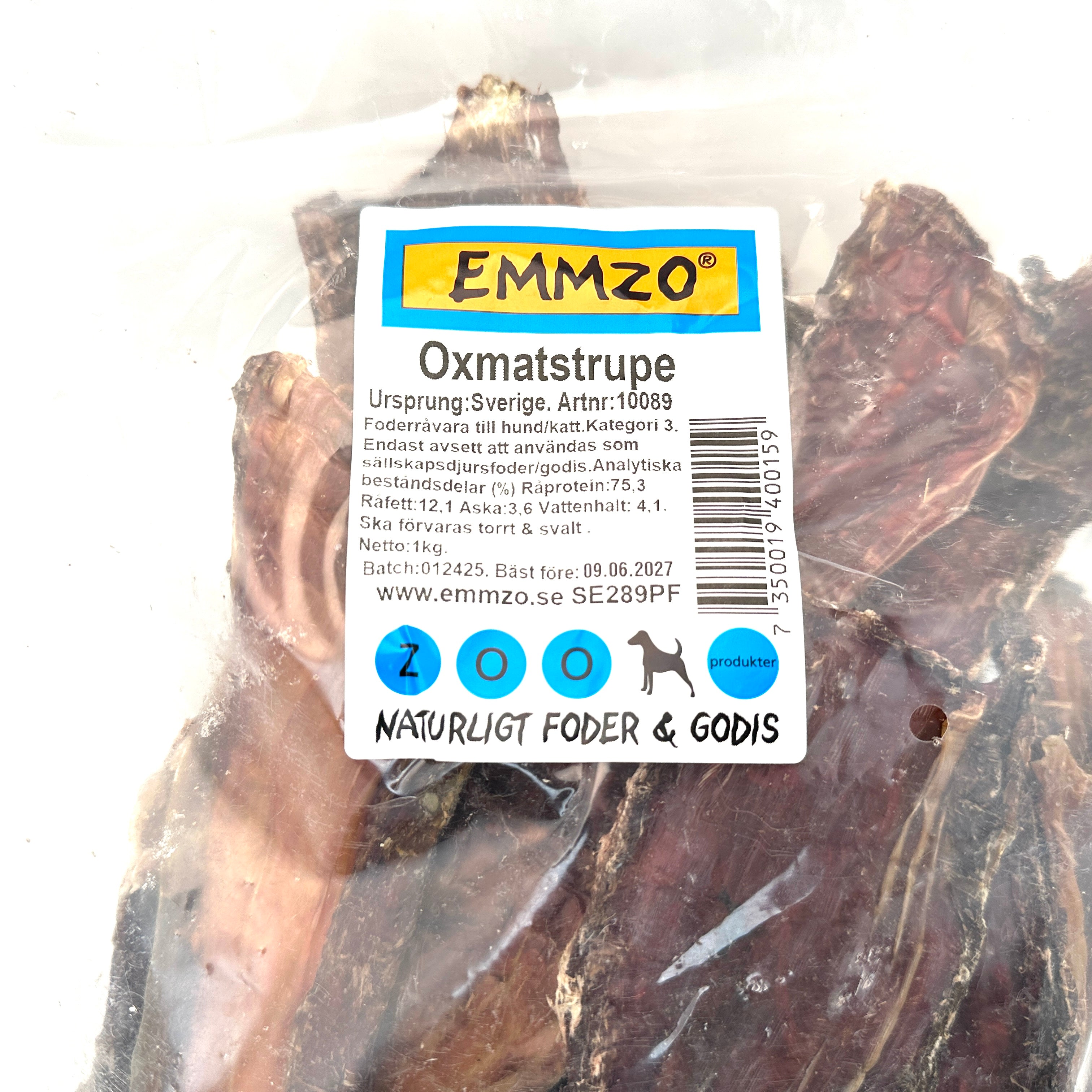 Emmzo - Svensk oxmatstrupe (1kg)