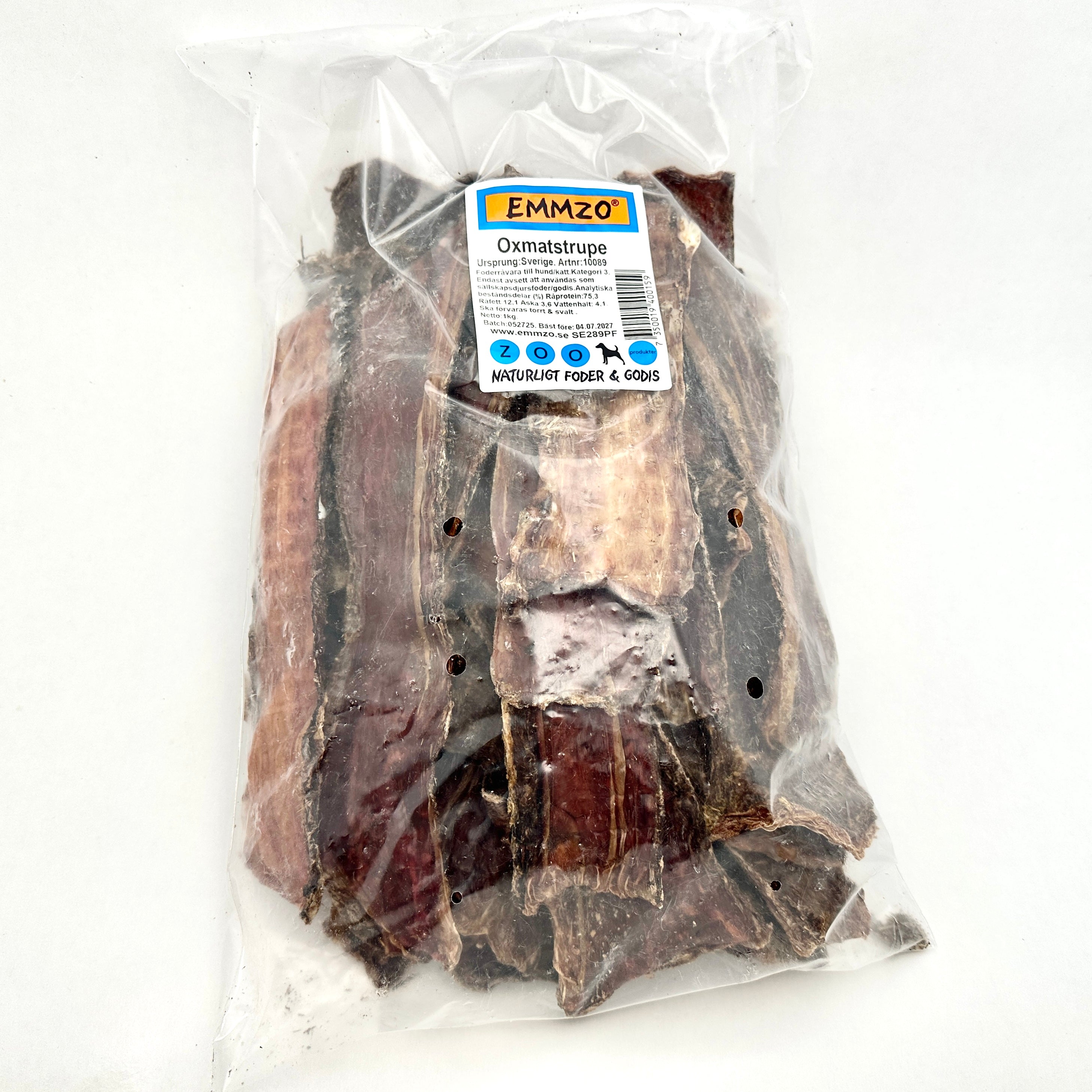 Emmzo - Svensk oxmatstrupe (1kg)