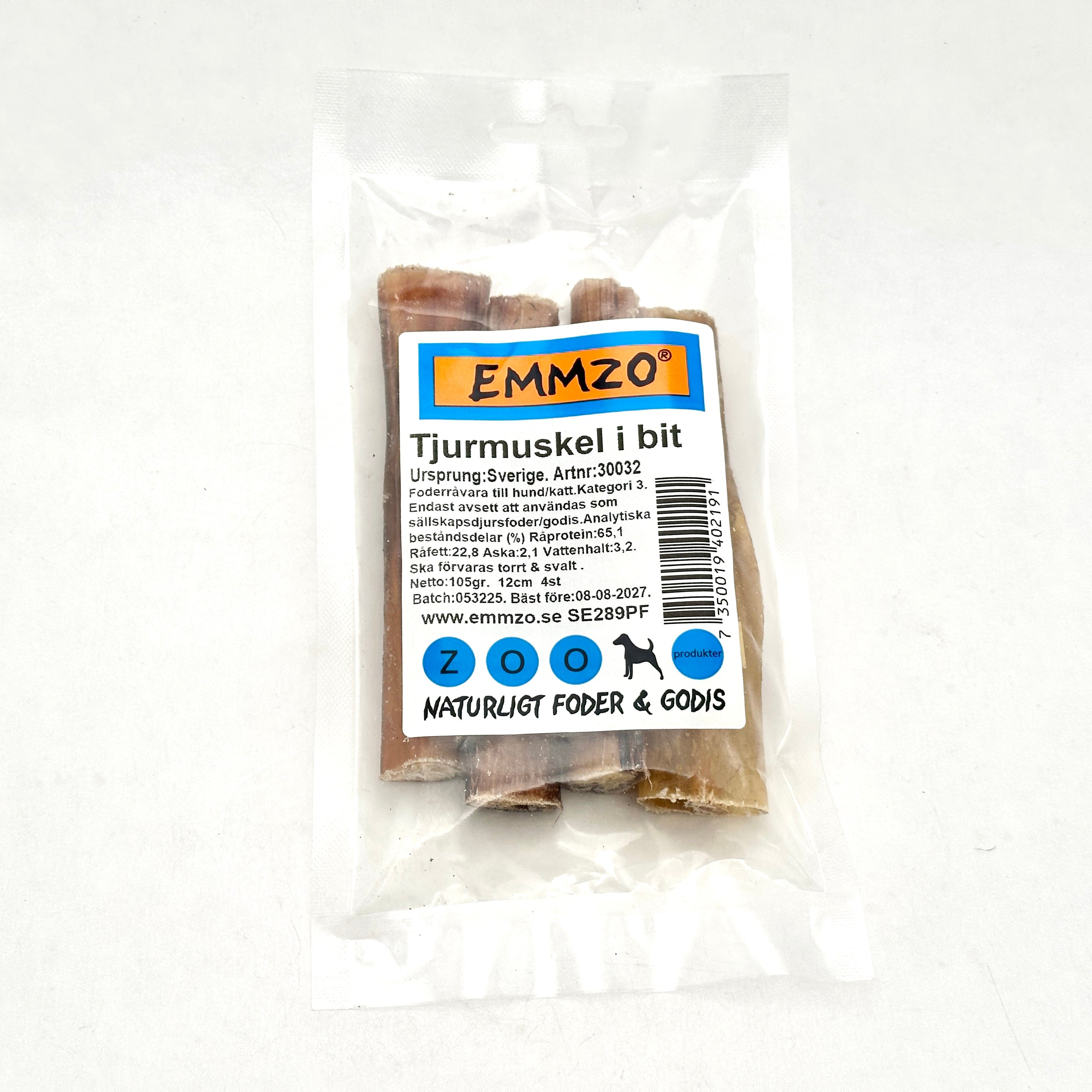 Emmzo  - Svensk tjurmuskel (12cm, 4-pack)