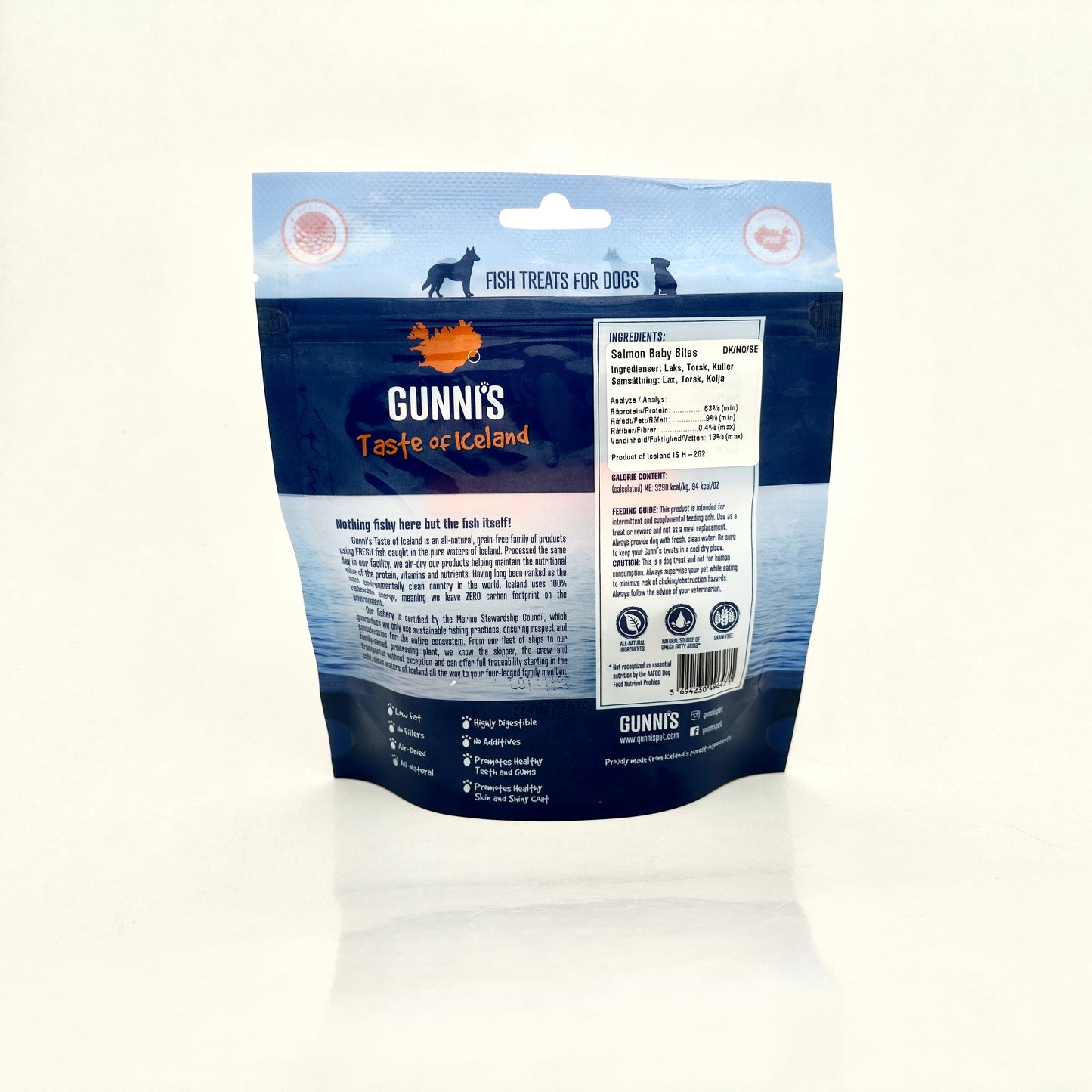 Gunnis - Bitar av lax (85g)