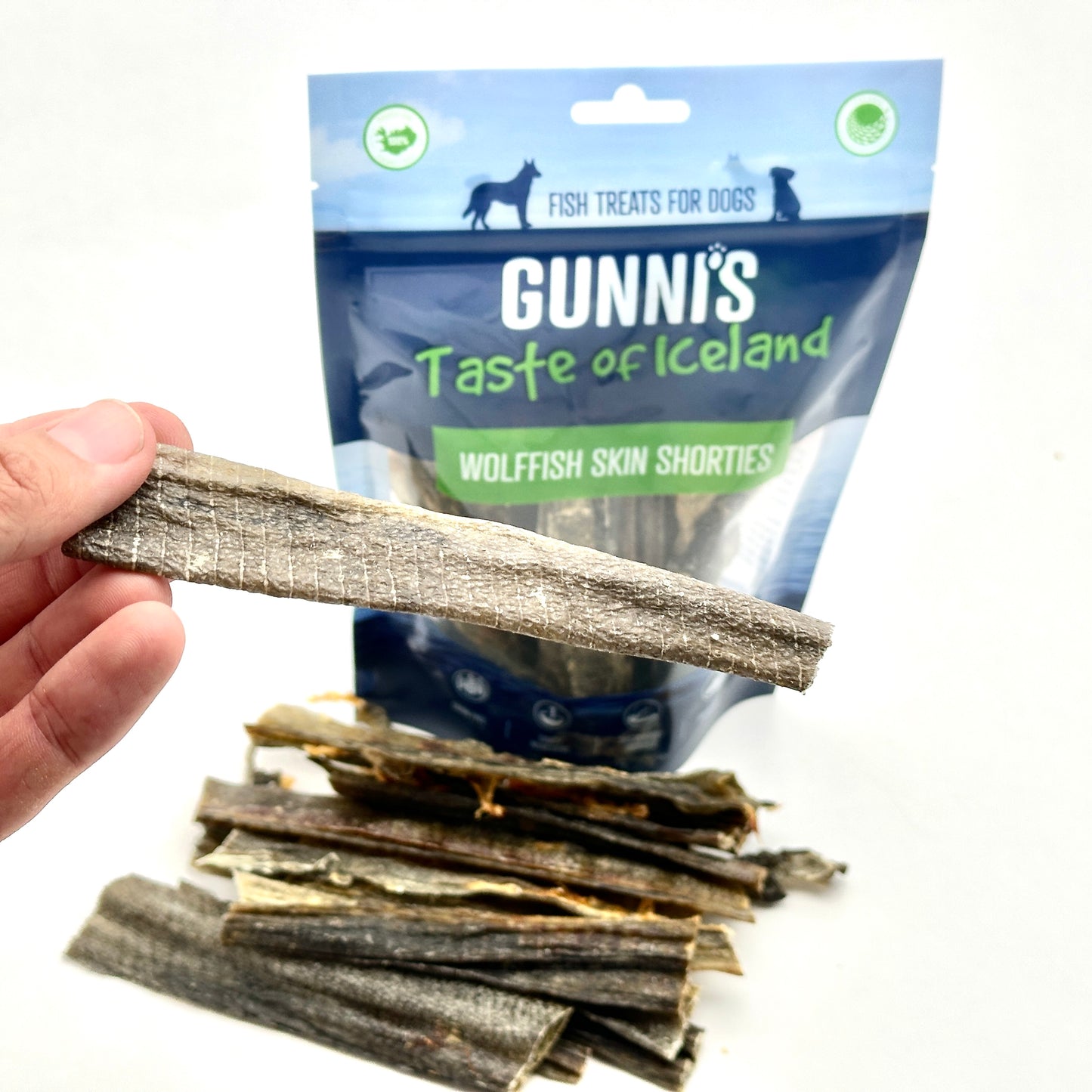 Gunnis - Torkat havskattsskinn (71g)