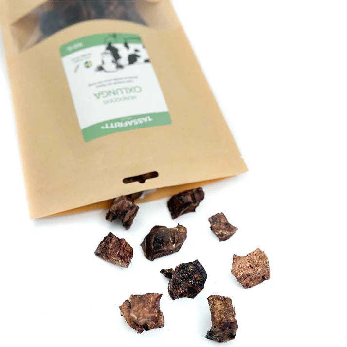 TassaFritt - Oxlunga i kuber 2x2cm (100g eller 1kg)