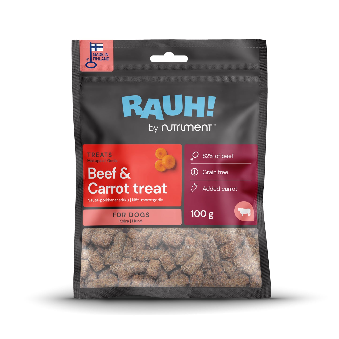 RAUH! - Nötkött och morot (100g)