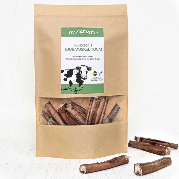 TassaFritt - Svensk tjurmuskel 10cm (1st, 10st eller 20st)