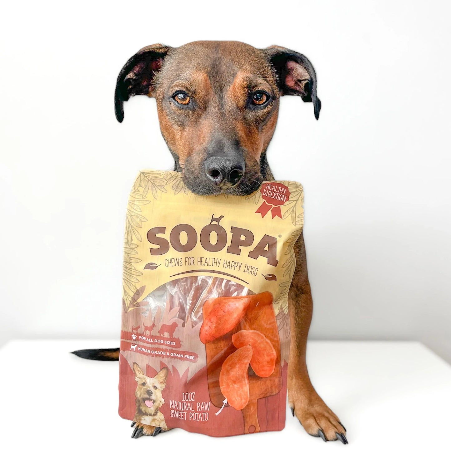 Soopa - Tugg av torkad sötpotatis (100g)