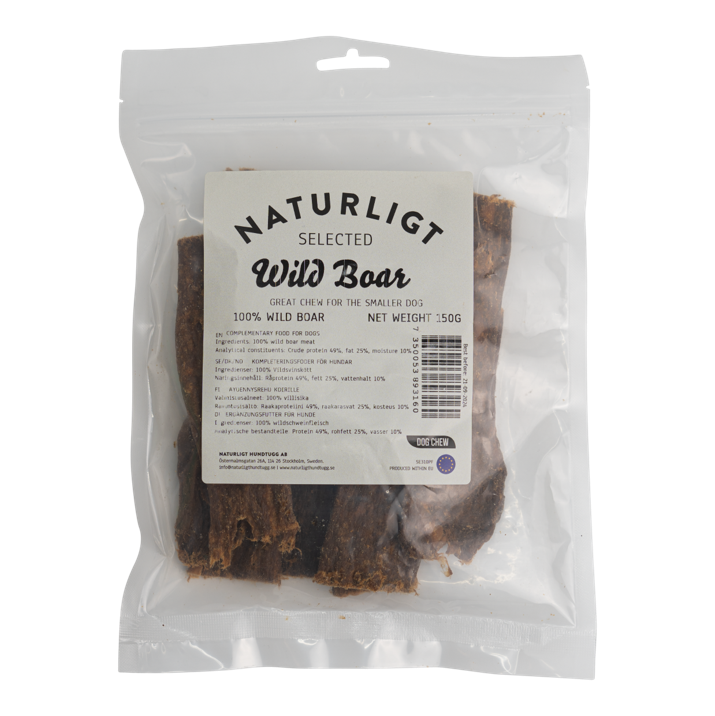 Naturligt selected - Kex av 100% vildssvinskött (150g)