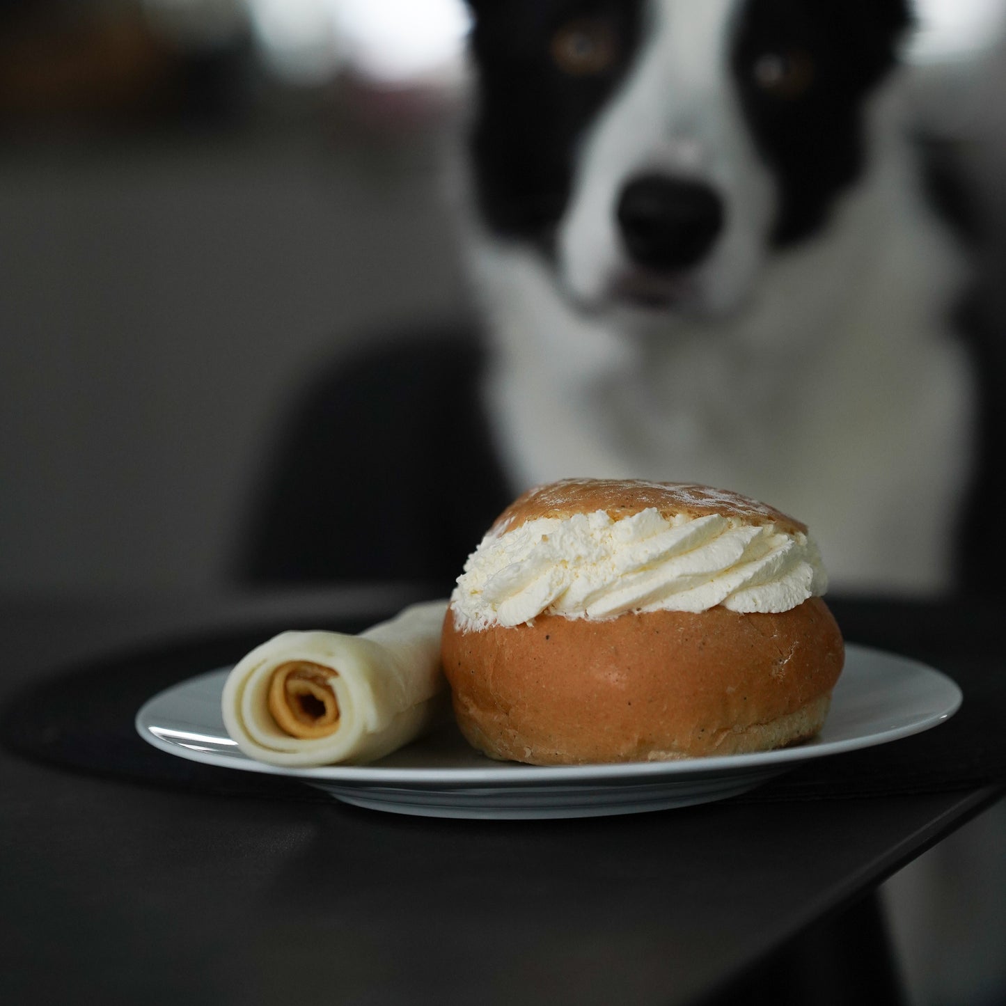 RAUH! - Skinksemla | Nötrulle fylld med griskinn (16cm 70g eller 16cm 100g)