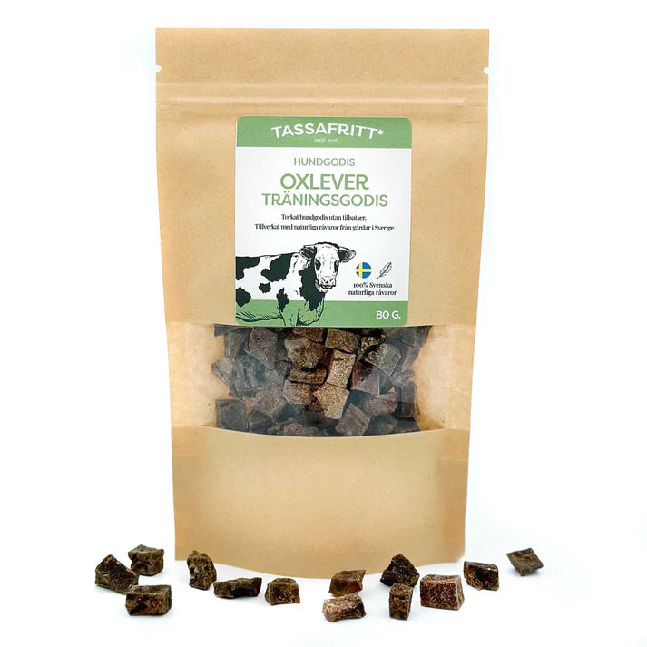TassaFritt - Svensk oxlever i minibitar (80g)