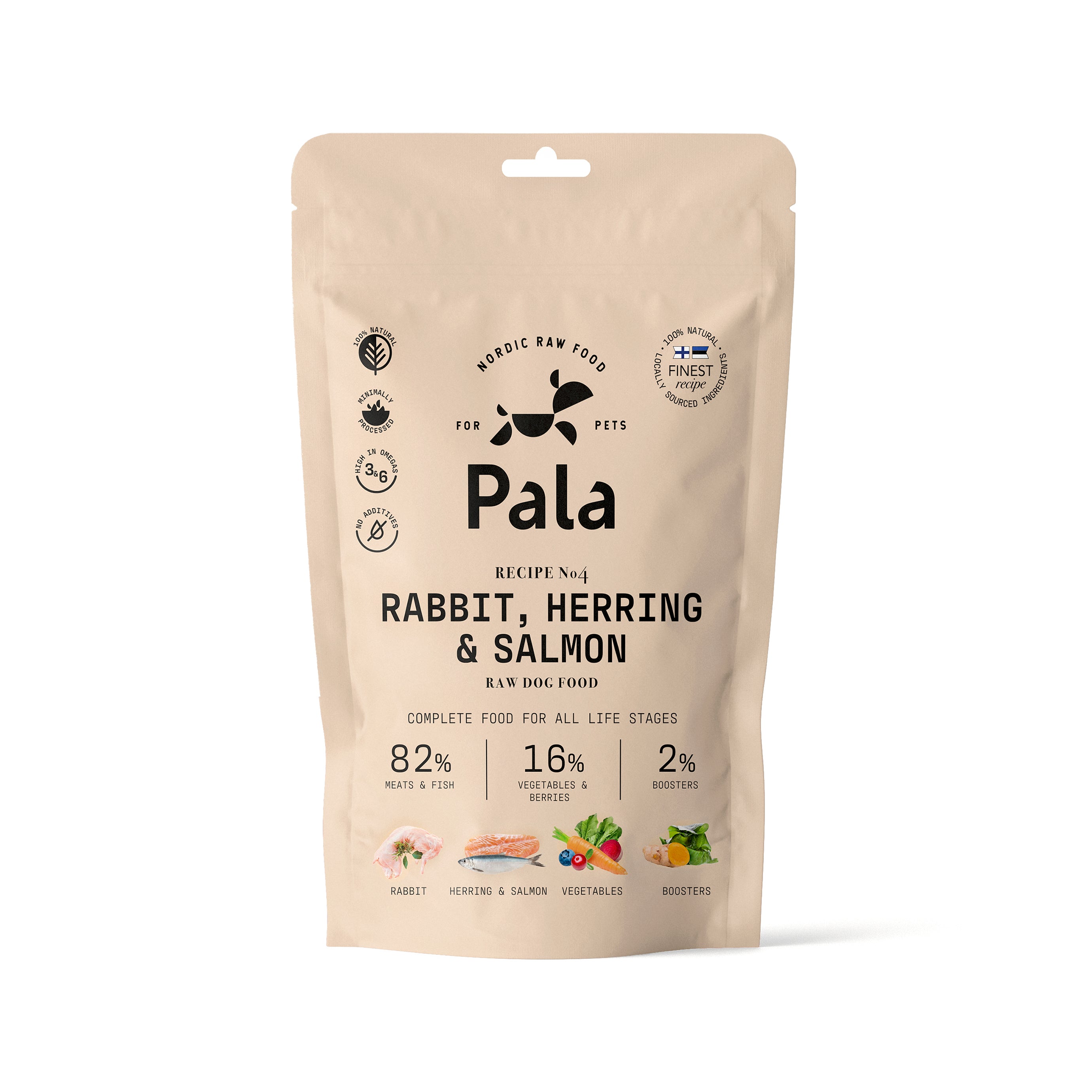 Pala - Air Dried Rabbit, Herring & Salmon Recipe #4