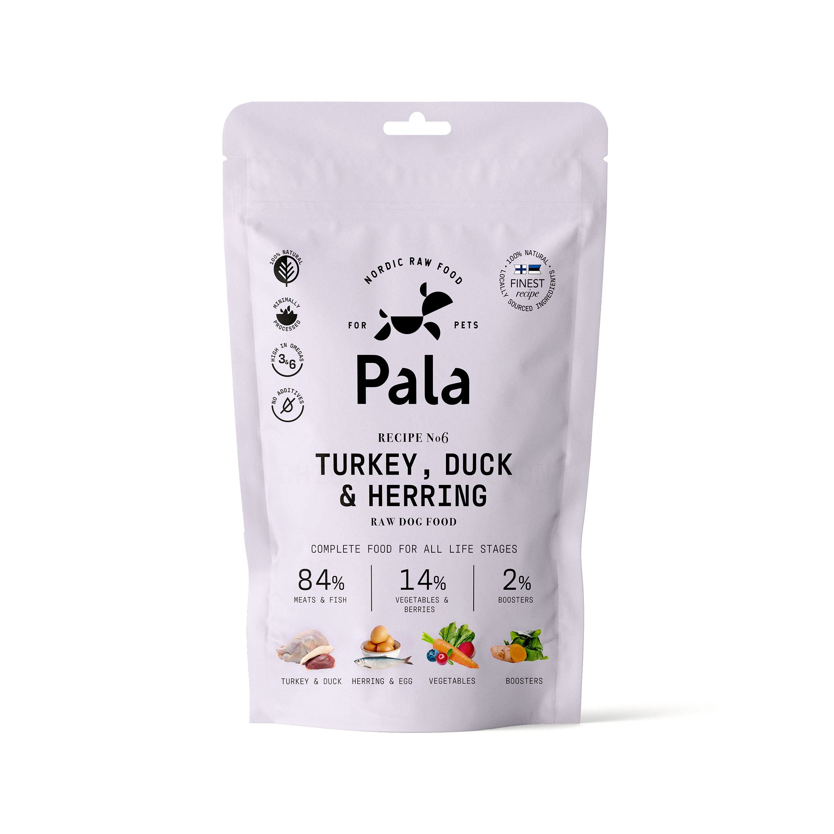 Pala - Air Dried Turkey, Duck & Herring Recipe #6