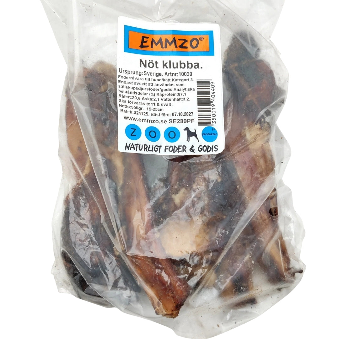 Emmzo  - Svensk nötklubba (500g, 15-25cm)