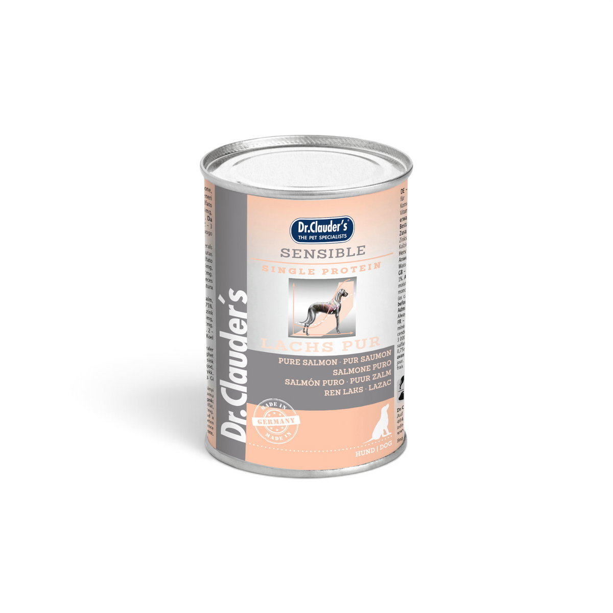 Dr. Clauder's Selected Meat Sensible Lax, burk med våtfoder för hund