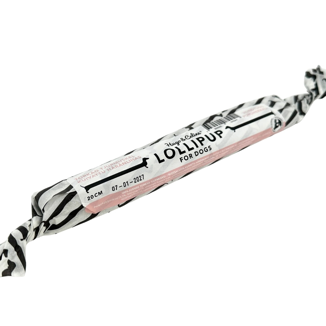 Hugo & Celine - Lollipup | Svensk tjurmuskel (20cm, 40g)