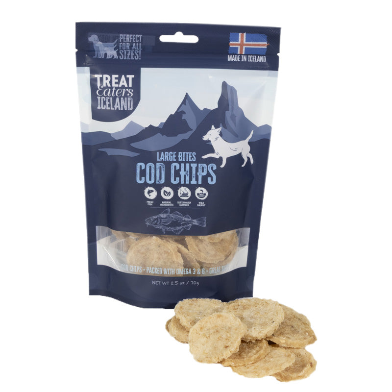 TreatEaters Iceland - Cod Chips Large Bites (70g)