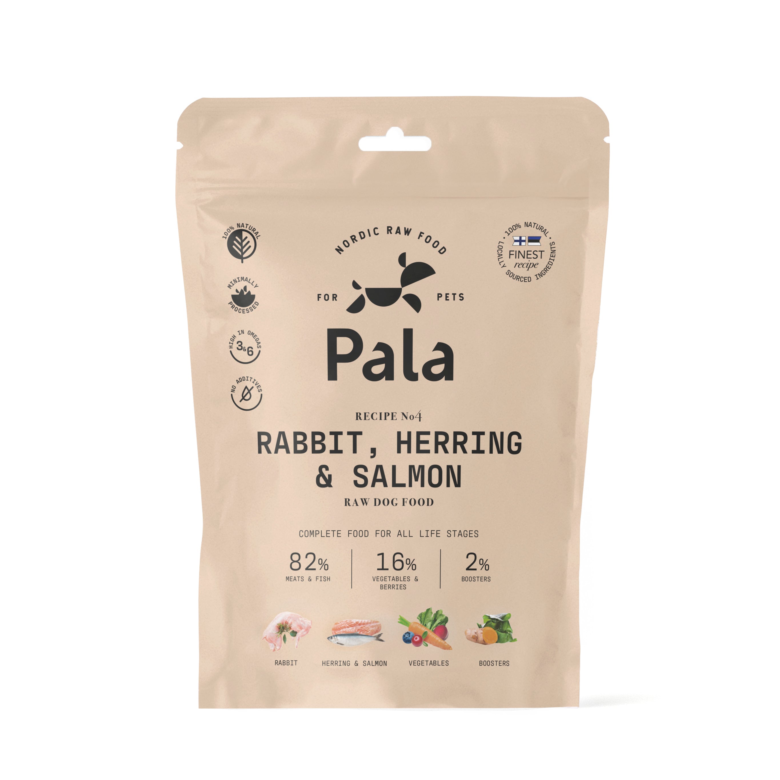 Pala - Air Dried Rabbit, Herring & Salmon Recipe #4