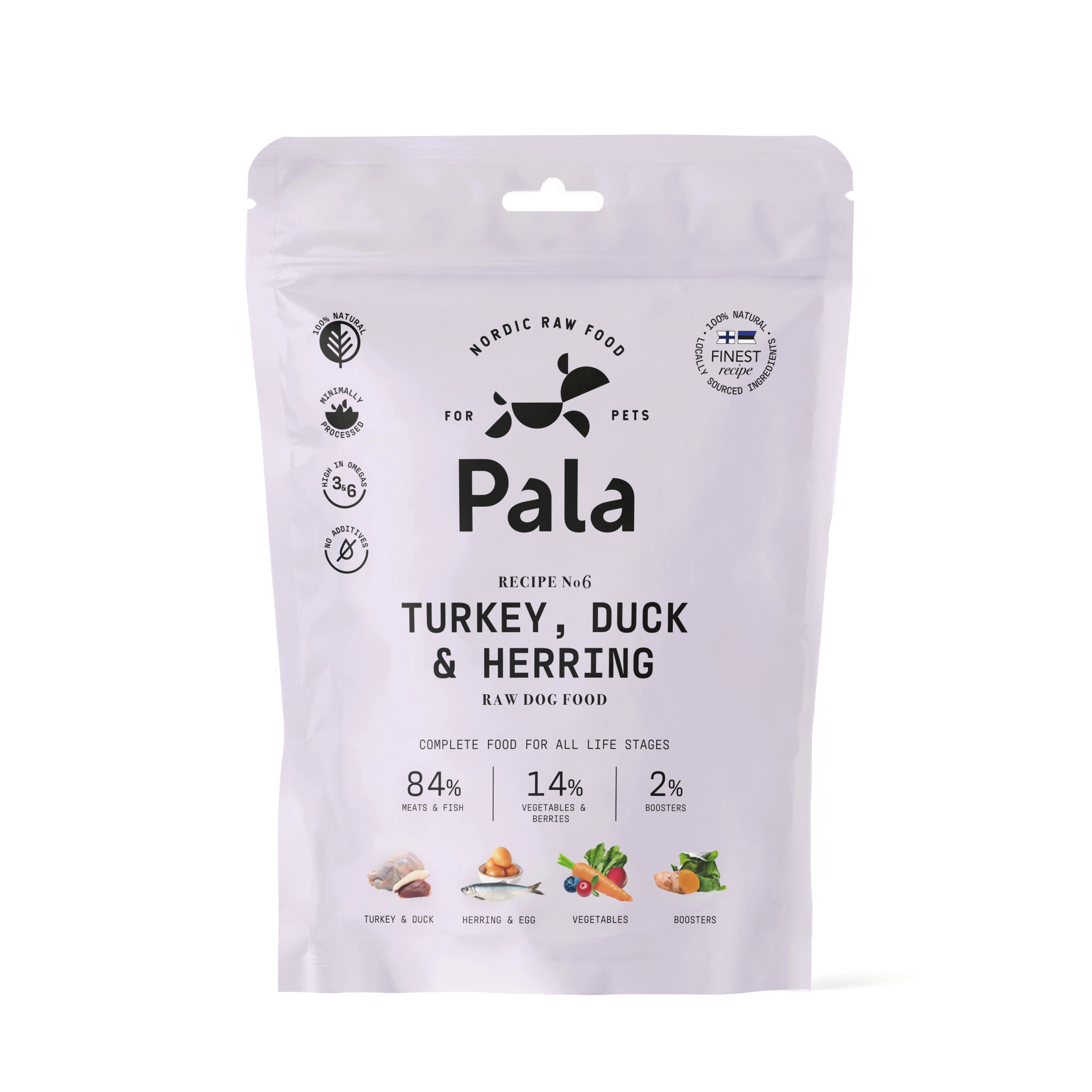 Pala - Air Dried Turkey, Duck & Herring Recipe #6