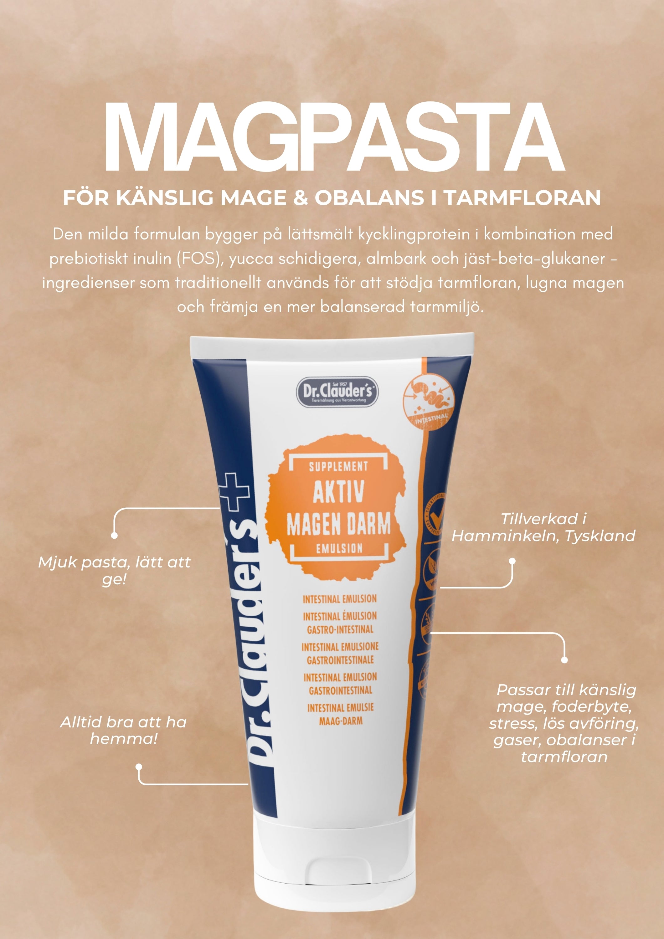 Dr. Clauder´s - Mag pasta (150g)