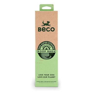 Beco - Bajspåsar av 100% återvunnen plast, 300st på en rulle.