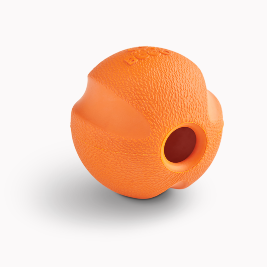 Beco - Fetch Ball | Apportboll i naturgummi (Orange eller gul)