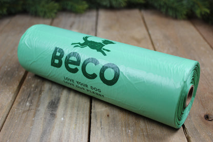 Beco - Bajspåsar av 100% återvunnen plast, 300st på en rulle.