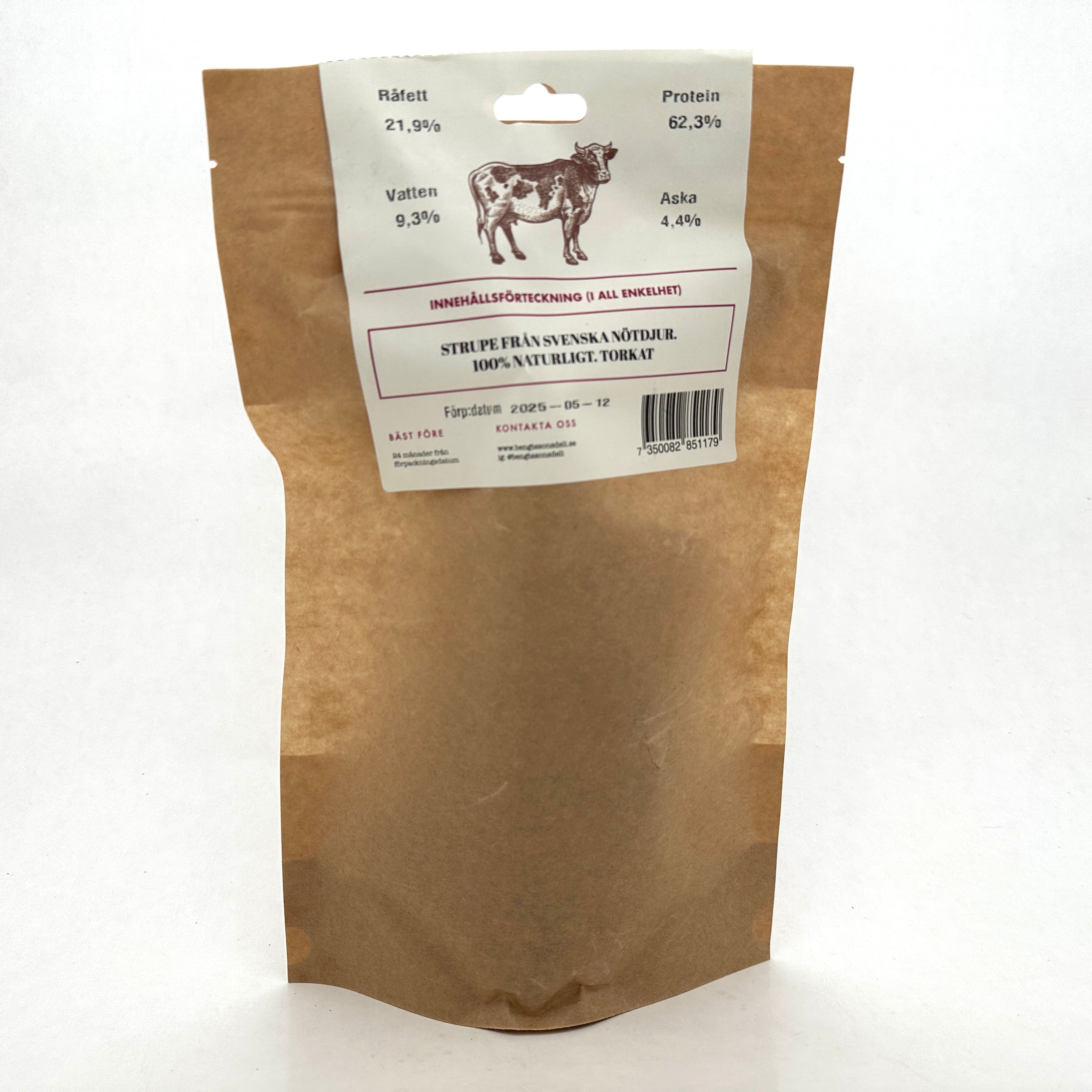 Bengtssons Delikatesser - Torkad nötstrupe (110g eller 1kg)