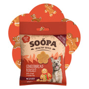 Soopa - Hundgodis | Gingerbread Biscuit, Ingerfära och tranbär (50g, 50 bitar)