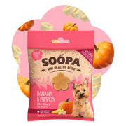 Soopa - Hundgodis MINI | Banan och pumpa (50g, 100 bitar)