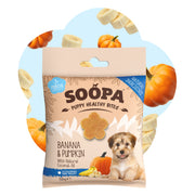 Soopa - Hundgodis PUPPY | Banan och pumpa (50g, 50 bitar)