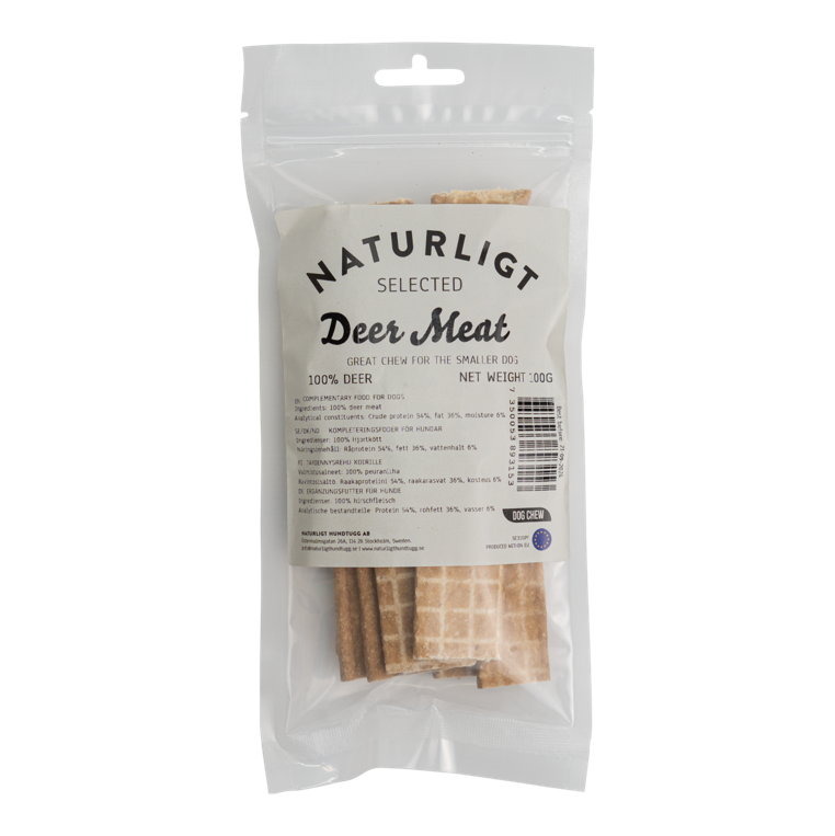 Naturligt selected - Kex av 100% hjortkött (100 eller 300g)