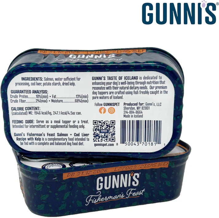 Gunnis - Lax & Torsklever topping