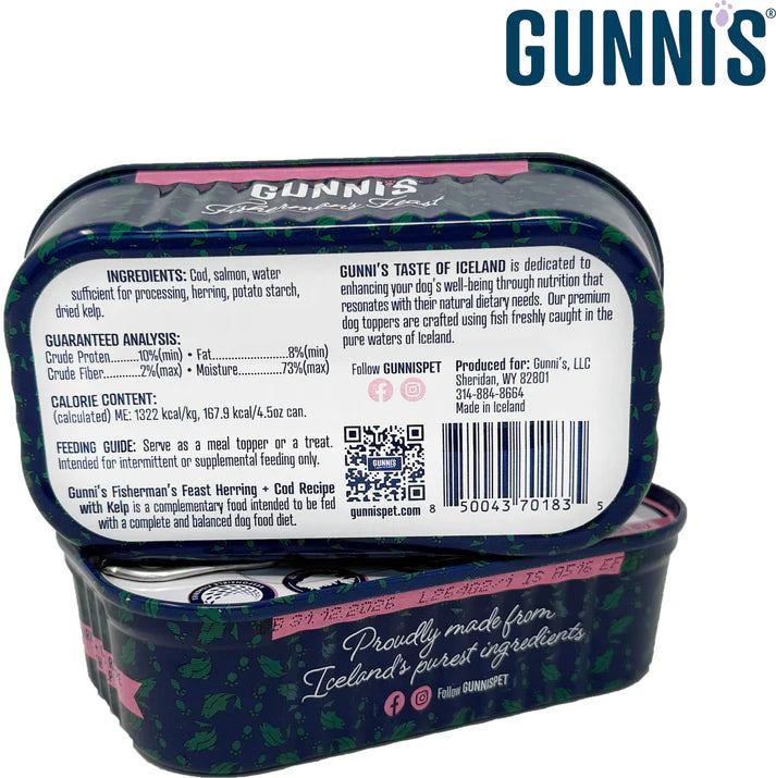Gunnis - Torsk, Lax & Sill topping