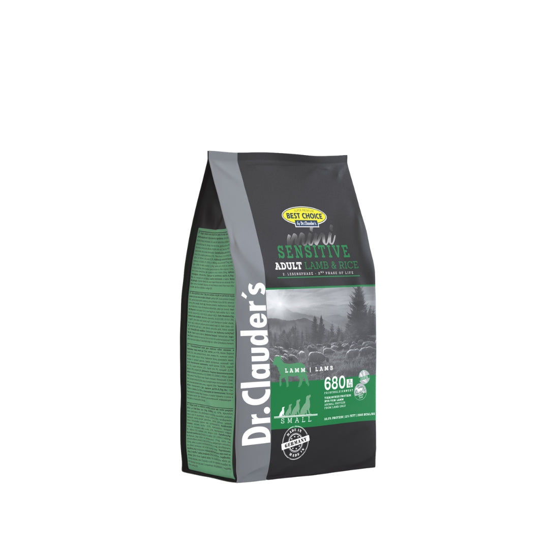 Dr. Clauder's - Sensitive Mini Lamm & Ris Adult 2kg