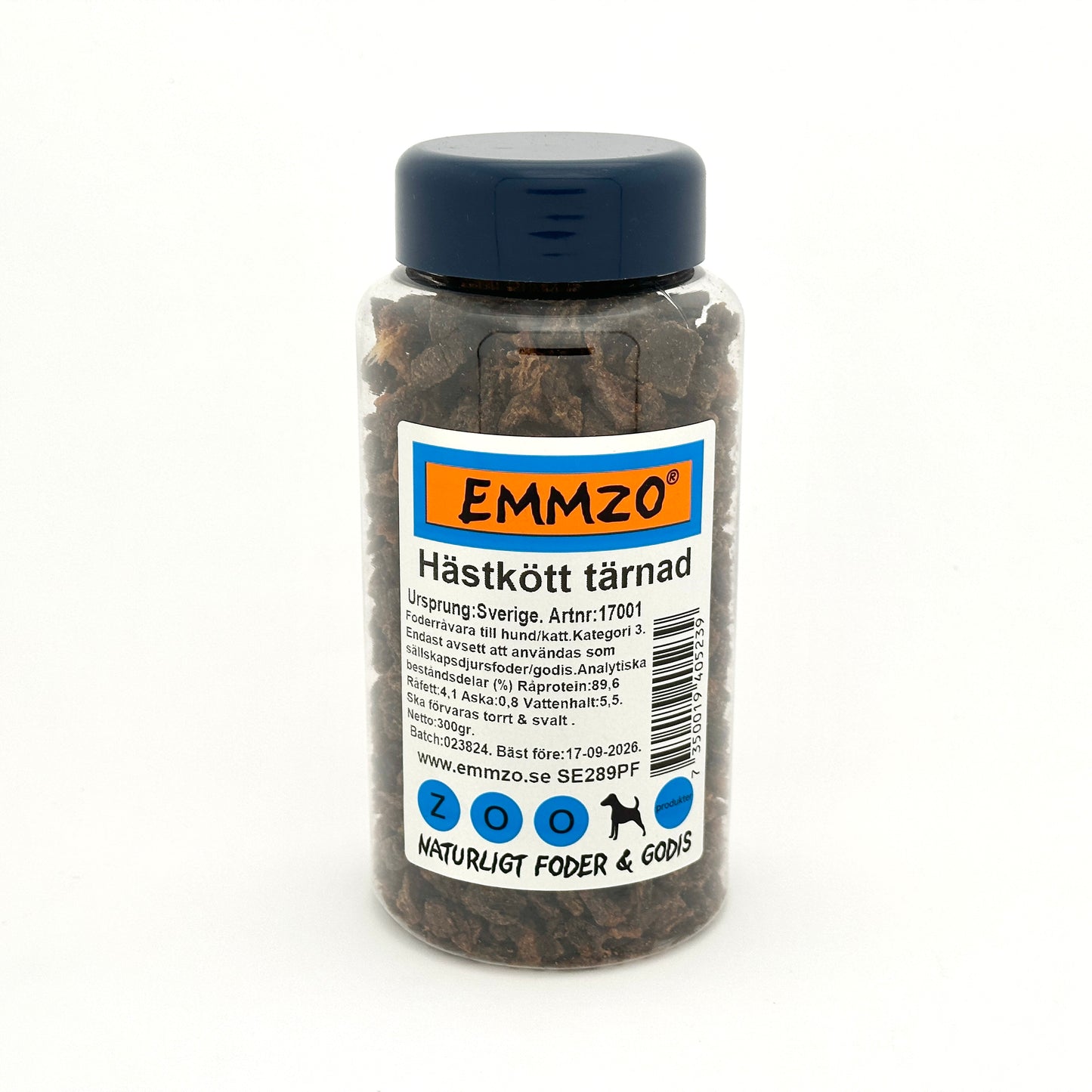 Emmzo - Svenskt hästkött tärnad (300g)