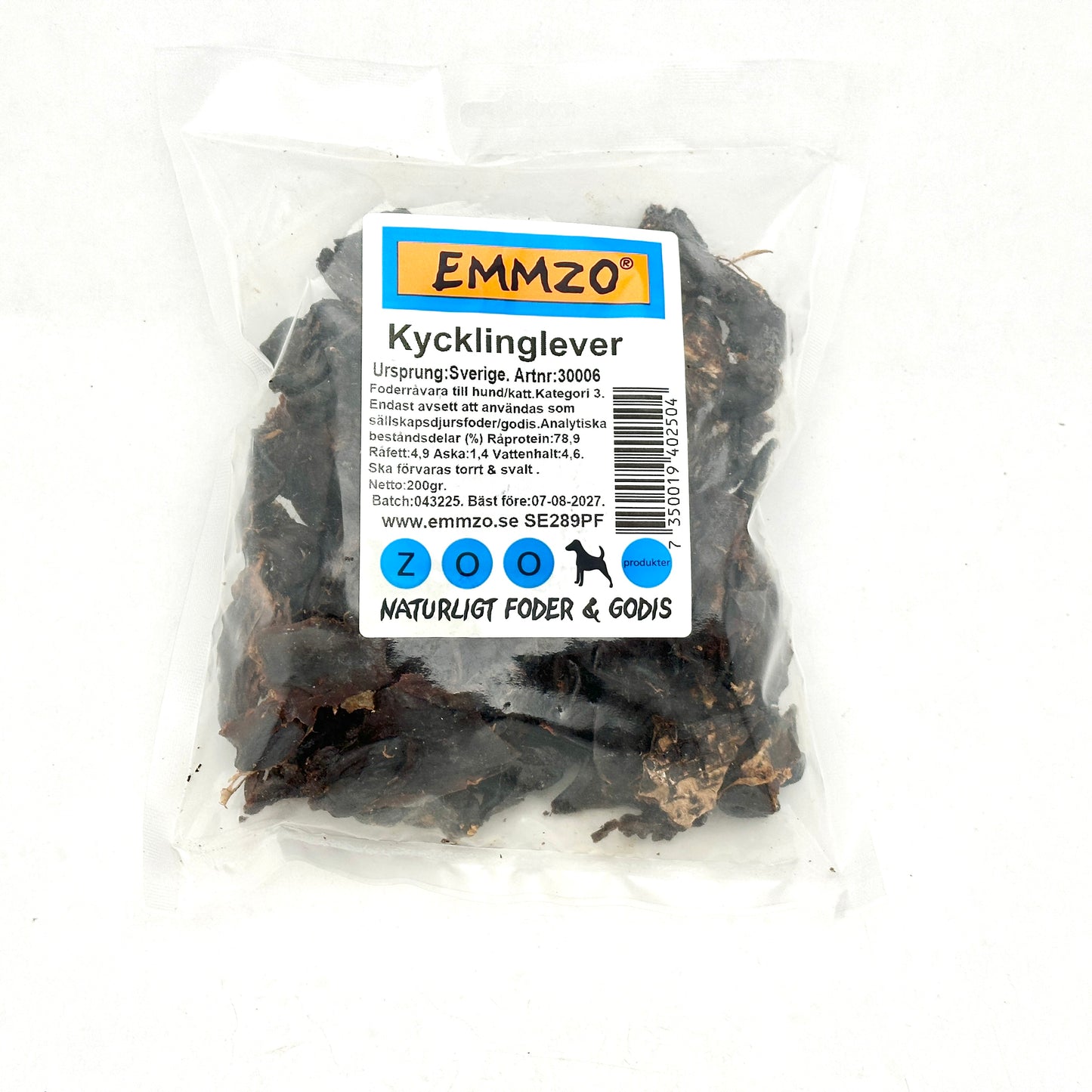 Emmzo - Hela kycklinghjärtan från Sverige (100g, 300g eller 500g)
