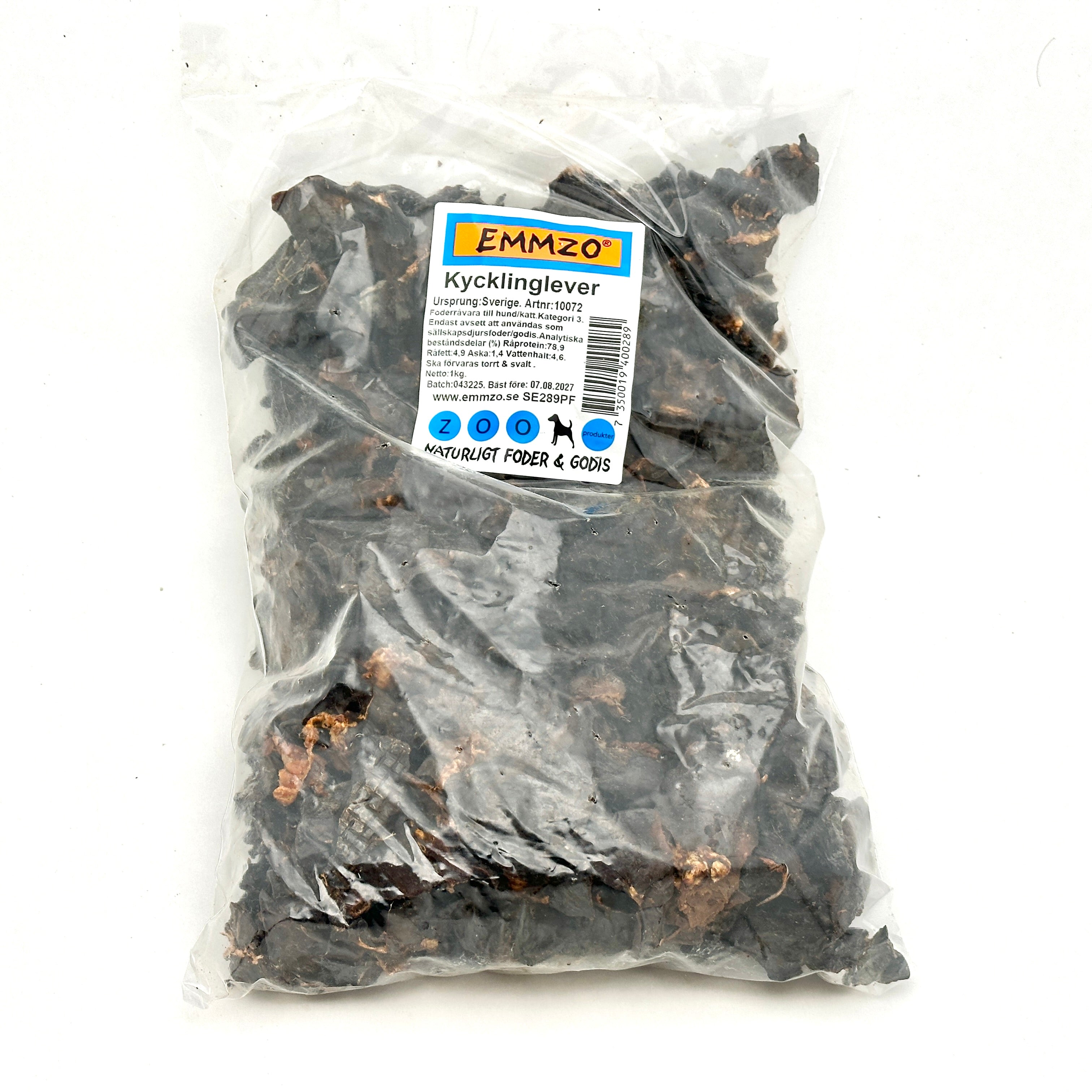 Emmzo - Svensk kycklinglever (200g eller 1kg)