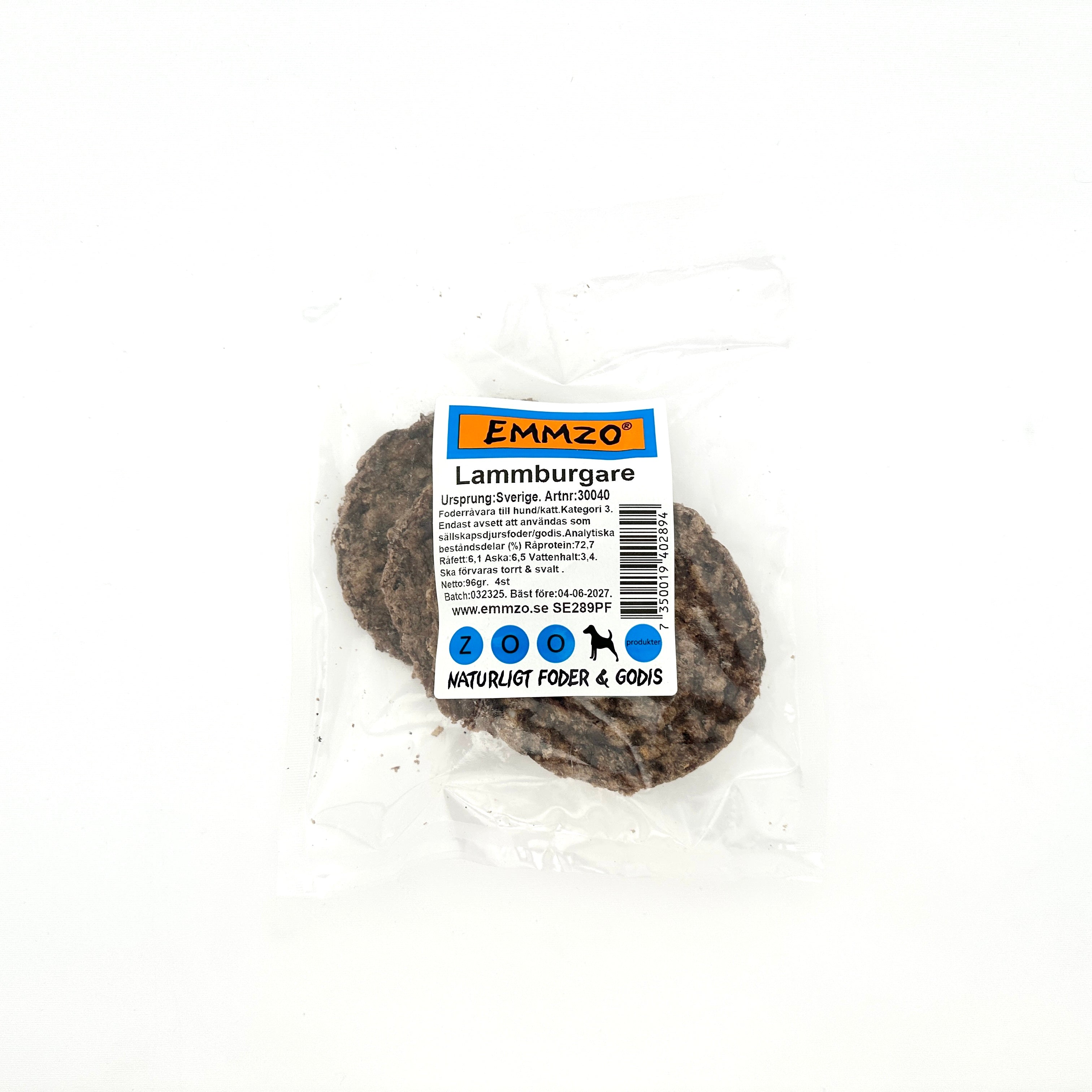 Emmzo - Lammburgare (4-pack)