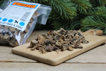 Emmzo - Svensk lammlever tärnad (100g)