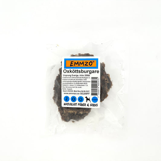 Emmzo - Oxköttsburgare (4-pack)