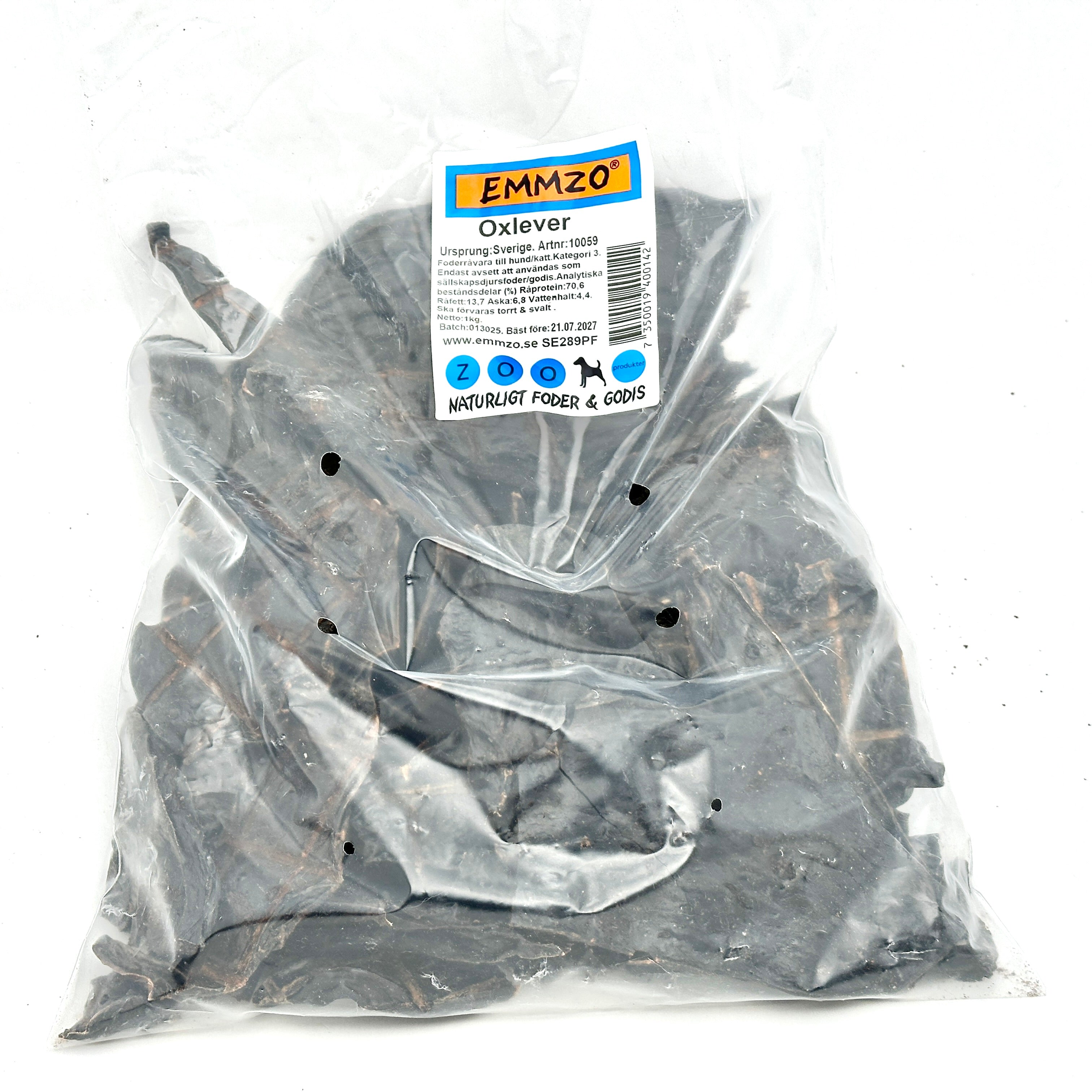 Emmzo - Svensk oxlever (100g, 200g eller 1kg)