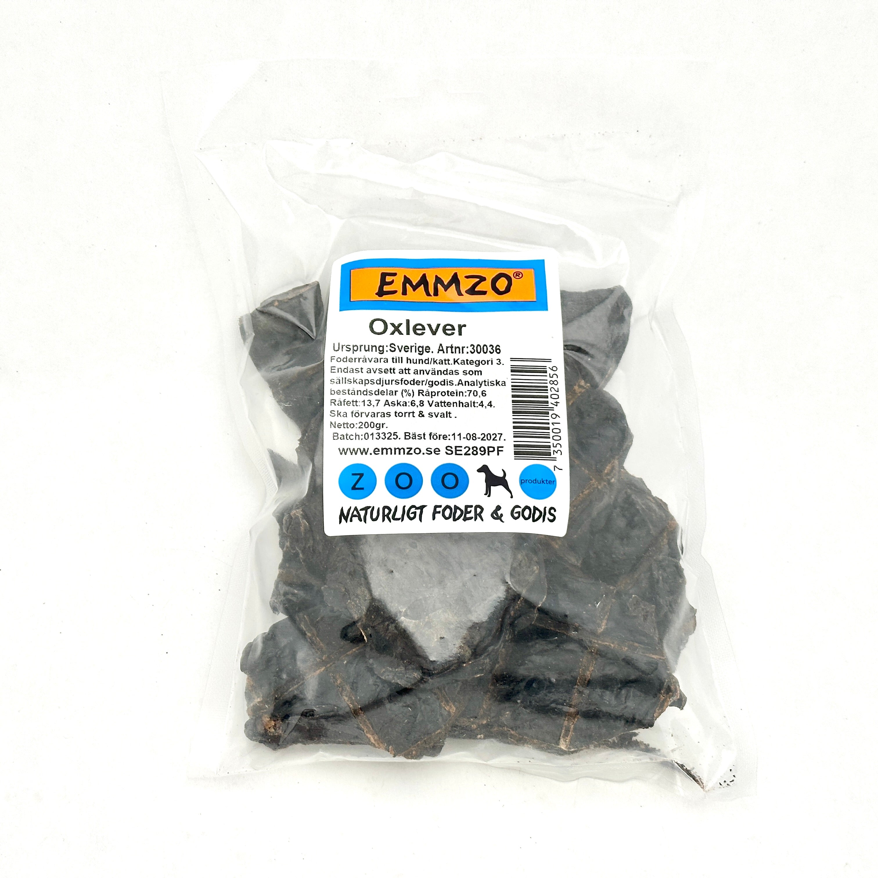 Emmzo - Svensk oxlever (100g, 200g eller 1kg)