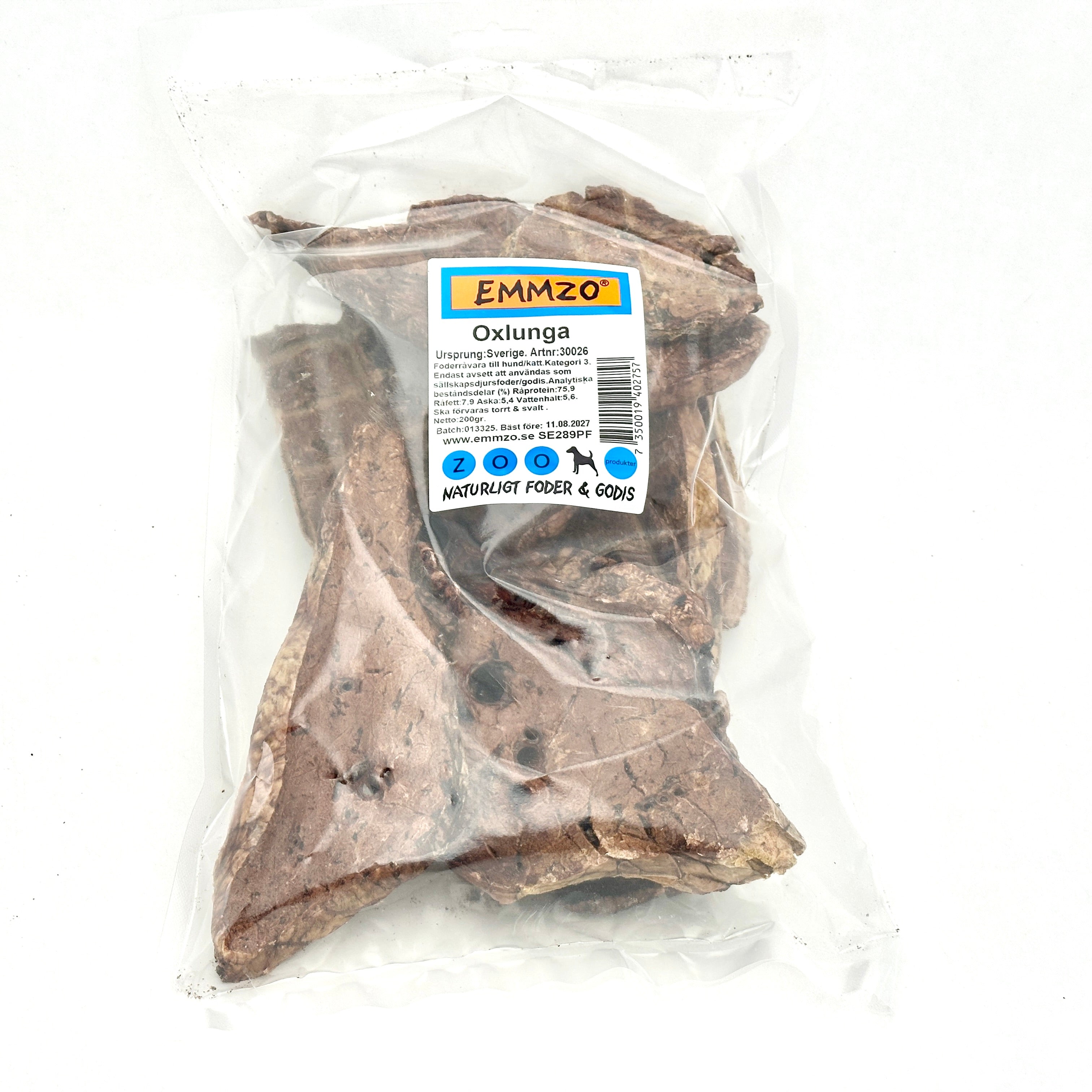 Emmzo - Svensk oxlunga (200g, 500g eller 1kg)